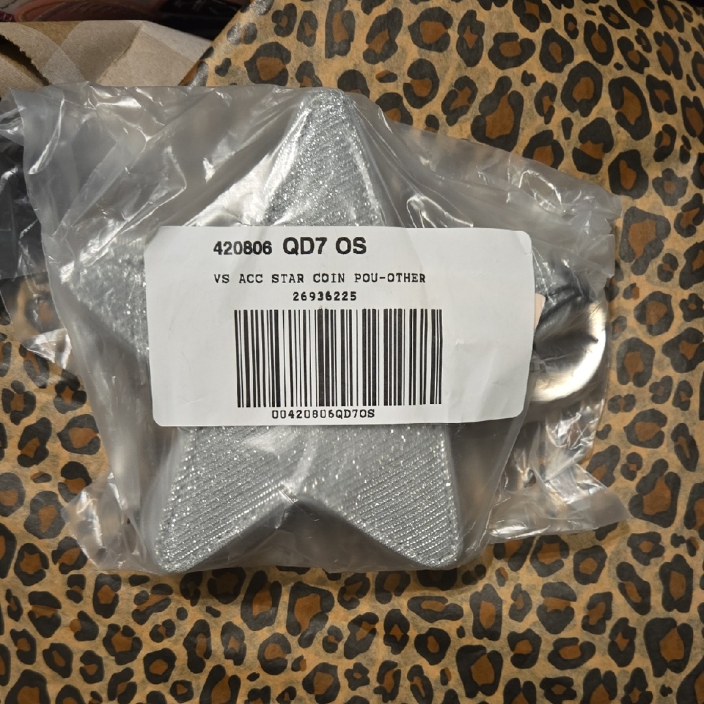 Victoria's Secret Silver Star Coin Pouch